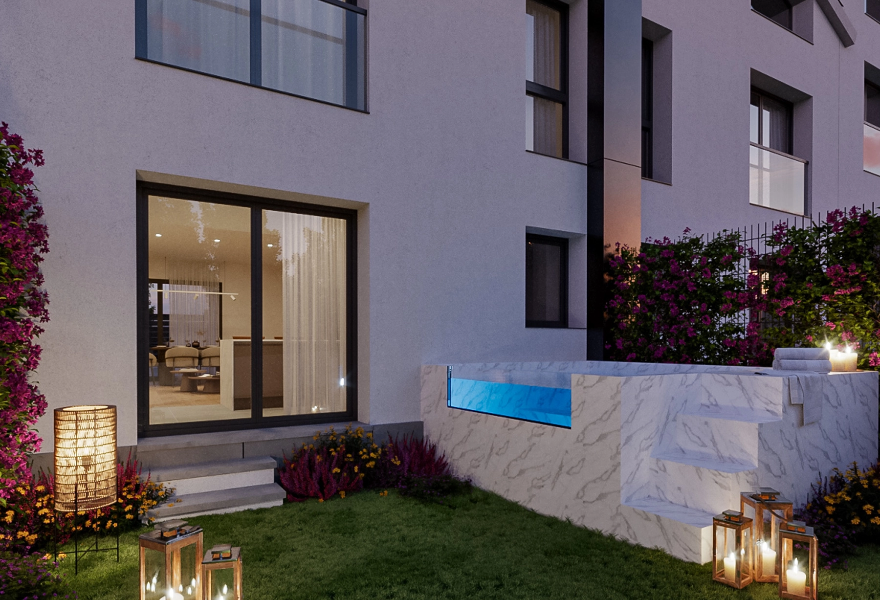 Jacuzzi jardin